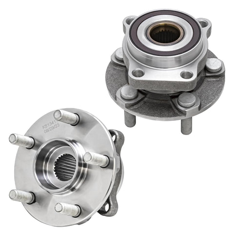 Two Front Wheel Bearing Hubs Kit For Subaru Forester Crosstrek Impreza XV Crosstrek Replacement Plug And Play Wheel Bearing