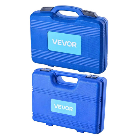 Blue carrying cases for 52 Piece Custom Bushing Bearing And Seal Driver Set And 16 Piece Slide Hammer Puller Kit, 2 In 1 Bearing Press Tool