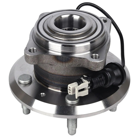 Rear Wheel Bearing And Hub Assembly With ABS, 5 Lug, Fits Chevy Equinox 2007-2009, Pontiac Torrent 2007-2009 close-up view