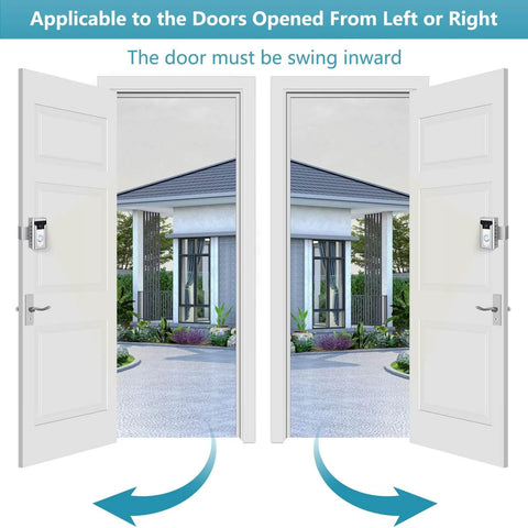 2024 Updated Anti Theft Video Doorbell Mount With No Drill Adjustable Wedge Bracket For Home And Office, installed on door