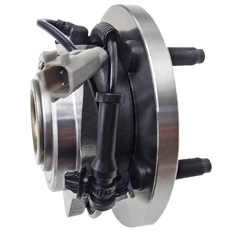 Side view of Two Pack Beefed-Up Front Wheel Bearing Hub Assembly 513234 for Jeep Grand Cherokee Commander 4WD RWD with ABS Sensor.