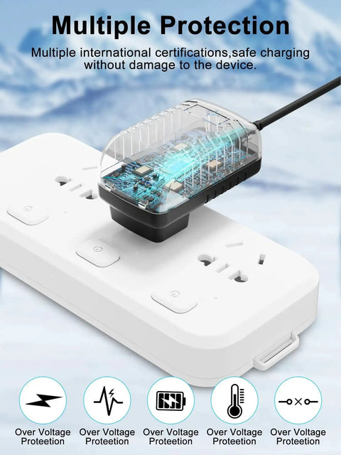 24V AC DC Power Adapter Charger For Robot Vacuum Models RHD30W240100 RH030W240100 showing internal components on power strip