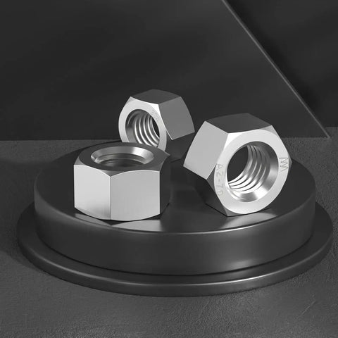 129-Piece SAE Hex Nuts Assortment Kit 8-32 10-24 10-32 1/4-20 5/16-18 3/8-16 1/2-13 5/8-11 Stainless 304 External Hex Nut Set