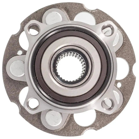 Front view of Front Hub Bearing Assembly For 2010 To 2015 Honda Crosstour Ex 4 Lug With ABS Bolt On Direct Fit 512392