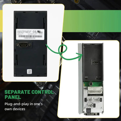 Drive Graphical Local Control Panel With Digital Display Works With Danfoss VLT FC302 FC301 Inverter showing separate control panel