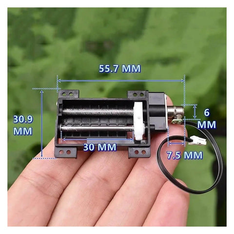Tiny 6mm Precision Planetary Stepper Motor with 2 Phase 4 Wire for 3D Printing and Medical Devices shown in hand