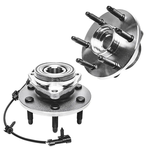 All In One 4x4 Front End Suspension Kit For Chevy GMC Silverado Sierra Suburban 1500 Yukon Tahoe Escalade 2002 Through 2006 wheel hubs