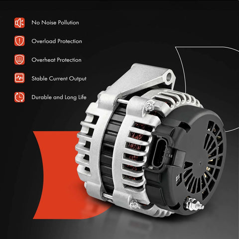 135A 12V CW Alternator Replacement For Honda CR-V 2015 2019 And Acura TLX 2015 2020 ILX 2016 2022 2.4L With 7-Groove Pulley