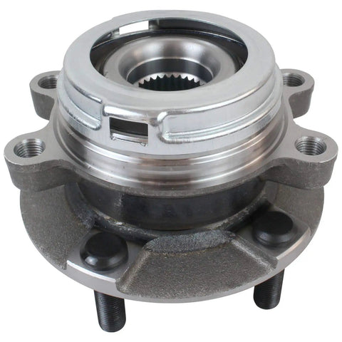Front view of Pair Front Wheel Hub Bearing Assembly 513296 Fits Infiniti JX35 QX50 QX60 Altima Maxima Murano Pathfinder Quest 2013-2021