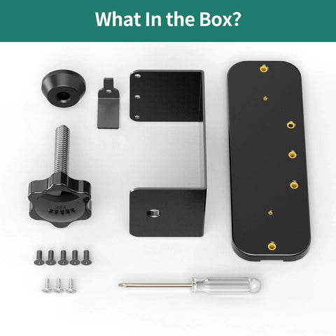 Components of Anti Theft Doorbell Mount Bracket For Video Doorbell Cameras Fits First And Second Gen No Drill Easy Install