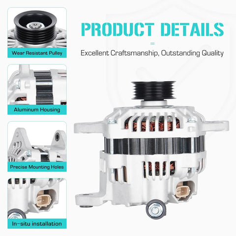 2.5L Alternator Replacement For Subaru Forester 03 05 Baja 03 06 Impreza 05 Outback Legacy 00 04 Not Turbocharged Manual