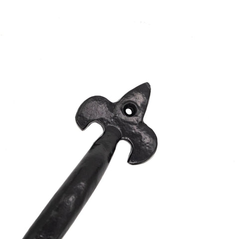 Rustic Cast Iron Door Handle 7 Inch Heavy Duty Vintage Barn Door Pull With Screws For Sliding Doors Gates Garage Indoor Outdoor Use Black Metal