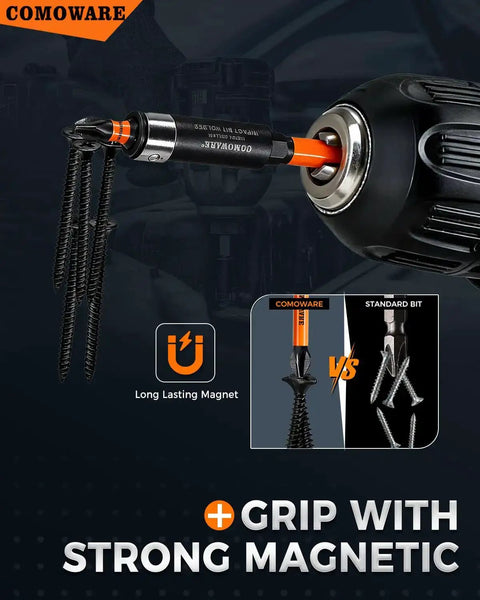 Phillips Impact Screwdriver Drill Bit Set Number Two S2 Steel Quarter Inch Hex Bits Magnetic for power drill.