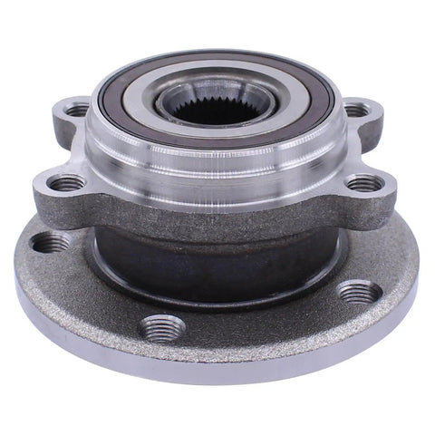 Pair Of Front Wheel Hub Bearing Assemblies For Audi TT A3 Q3 Quattro And Volkswagen Tiguan CC Passat Jetta Golf GTI Beetle Eos Fits Front Left Or Right Replaces Worn Hubs Delivers Smooth Ride With Durable Bearings