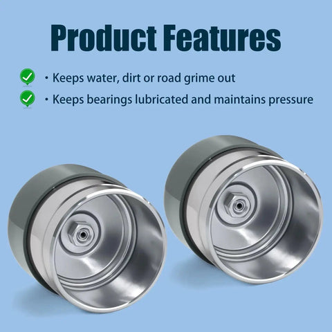 Direct Replacement Trailer Wheel Bearing Protector For A 1.980 Inch Hub Bore That Fits Bearing Buddy 1980 Dust Cap 2 Pack