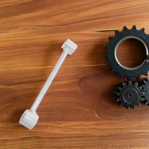 Adjustable Hinge Gap Tool Heavy Duty Wrench For Precision Door Hinge Alignment And Repair Fits Fireproof Doors And Multiple Hinge Types Portable DIY Friendly Tool For Home And Commercial Use on wooden background.