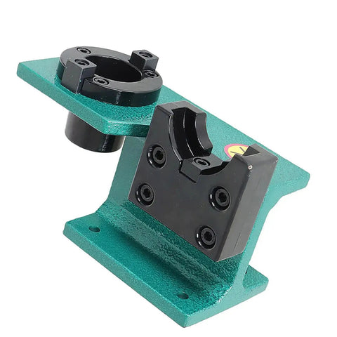 CAT40 Tool Holder Tightening Fixture Universal CNC Clamp For Precise Machining, aluminum alloy construction, angled view