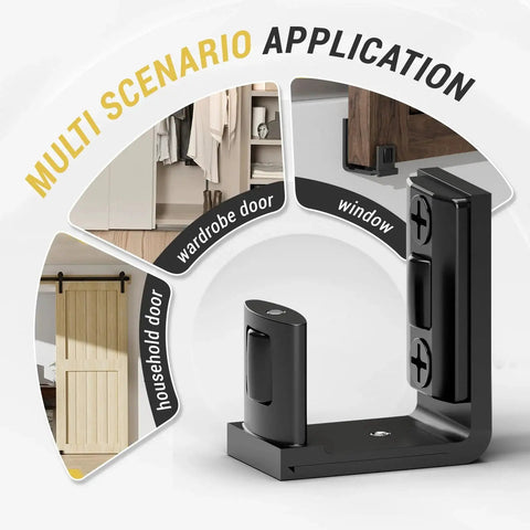 Sliding Barn Door Bottom Floor Guide With Adjustable Roller for all Door Sizes in Multi Scenario Application