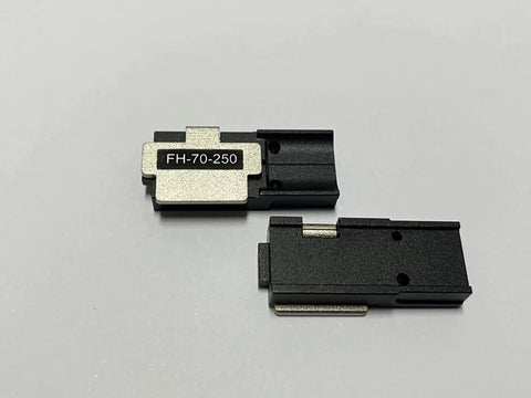 Pro Grade FH 70 250 Fiber Sheath Clamp Holder Chucking Jig For Fusion Splicer Models Compatible With FSM 90R 88R 70R shown in black