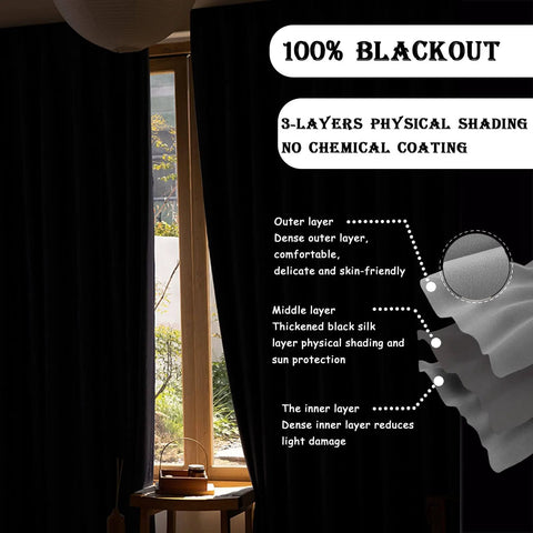 Dope Room Divider Curtain With Ceiling Track System Black 15 Ft Wide By 9 Ft Tall One Panel Heavy Triple Weave Blackout Fabric