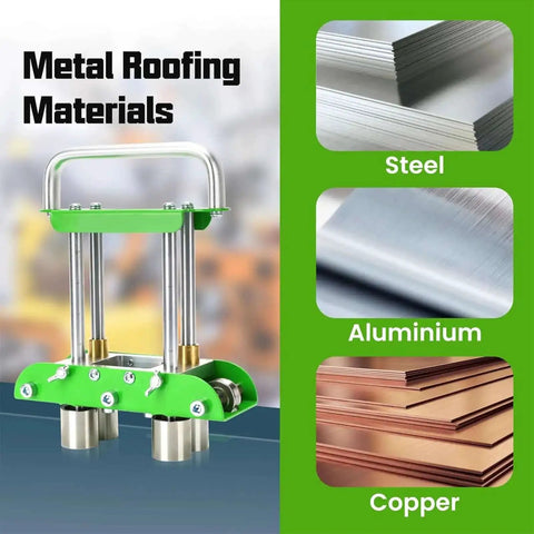 Heavy Duty Metal Bender Roller Tool For 0 To 90 Degree Bends In Steel Aluminum Copper With 8 Inch Shears for roofing projects