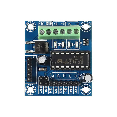 Arduino Friendly Mini Stepper Motor Shield With L293D Driver, compact expansion board for DIY robotics and microcontroller projects