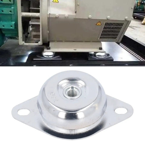 Heavy Duty Generator Anti Vibration Pad With 500Kg Load Capacity Rubber Shock Isolator for machinery shown installed