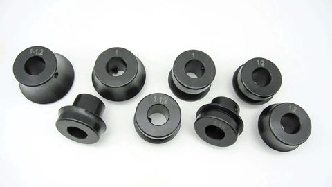 Bead Roller Round Over Die Set For Pro Grade Metal Work And DIY Projects, 4 Piece Radius Dies, steel construction, various sizes
