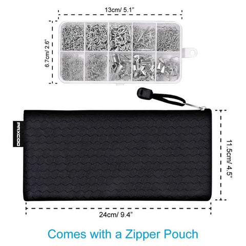 All In One Jewelry Making Kit With Pliers, Findings, Beading Wires And Repair Tools For Adults And Beginners pouch and storage box