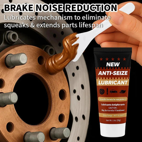 Copper Anti Seize Brake Caliper Grease And Thread Lubricant High Temp Copper Compound application on brake caliper, 1oz tube