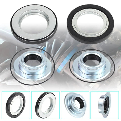Front Axle Knuckle Vacuum Shaft Seal And Outer Tube Seals Kit For 2005 To 2019 Ford F Series Super Duty F250 F350 F450 F550