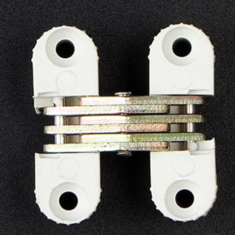 6 Pack Hidden Folding Door Barrel Cross Hinges For Dining Tables Plastic Invisible Concealed Hinges Easy Install High Load Bearing