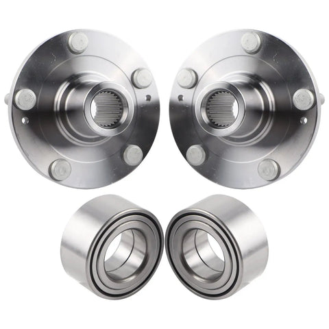 2 X Front Wheel Hub Bearing Assembly For 2006-2014 Hyundai Sonata 4-Cylinder Excludes 2.0L Turbo, 2011-2014 Tucson, 2003-2005 XG350