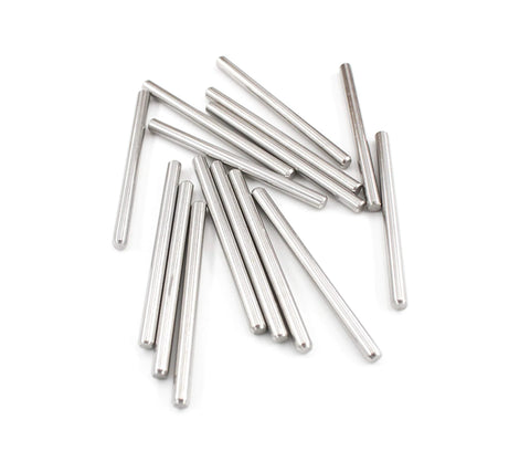 15 Pack Five Millimeter By Seventy Millimeter 304 Stainless Steel Cylinder Dowel Pins For Wood Furniture Easy Install With Chamfered Ends