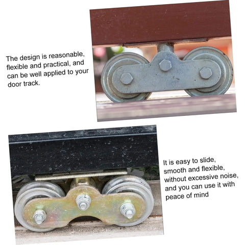 Beefy Heavy Duty Sliding Track Roller For Industrial Doors And Furniture Closets And Cabinets, Smooth Quiet Door Runner Wheel
