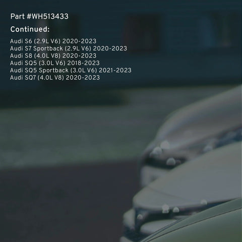 Beefy Front And Rear Wheel Bearing And Hub Assembly WH513433 compatibility list for various Audi models 2018-2023.