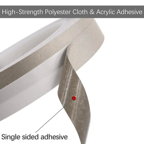 Conductive Cloth Tape For EMI Shielding And Signal Blocking, 10mm Wide By 20M Long, Faraday Grade Copper Nickel Fabric Tape, single-sided adhesive