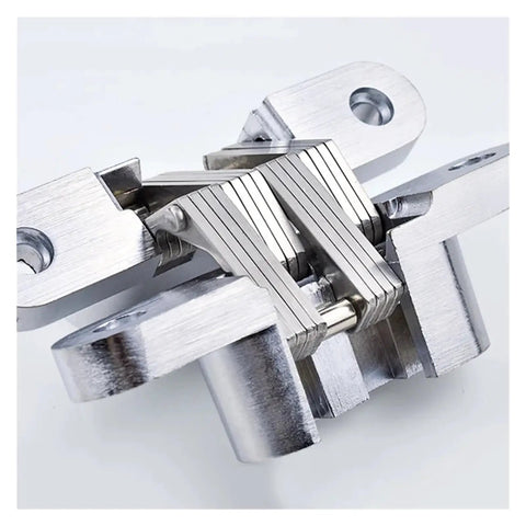 Adjustable Concealed Door Hinges For 180 Degree Folding Doors In Stainless Steel Built In Heavy Duty Quiet Operation Smooth Door Handling