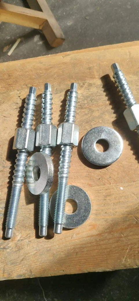 Beefy Heavy Duty Quick Release Core Drill Stand Anchor Bolt Set With Nut Reusable Expansion Bolt M12 Threaded Bolt