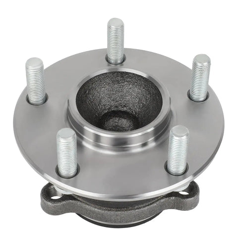 Front view of Pair Rear Wheel Bearing Hubs Assembly For Mazda 6 2014-2020 And CX-5 2013-2020 FWD Replacement Kit with 5 Lug