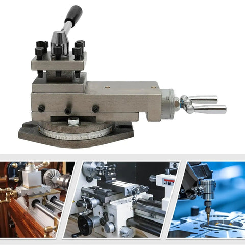 AT300 Metal Lathe Tool Post Holder for Mini Lathe Quick Change Lathe Assembly Tool Post Beefy Durable Cast Iron Construction