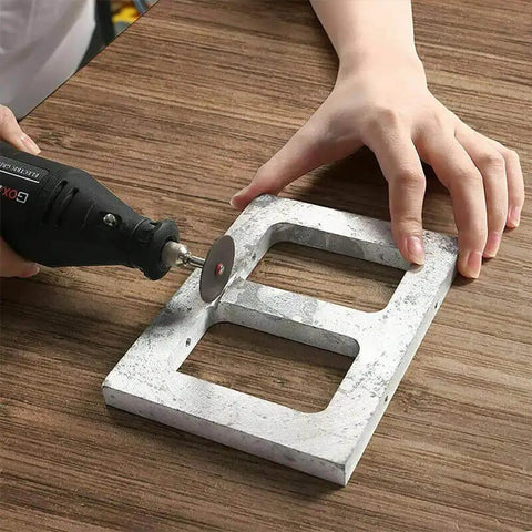 Pro Grade 30 Piece Cutting Wheel Set with HSS blades used on stone for DIY projects
