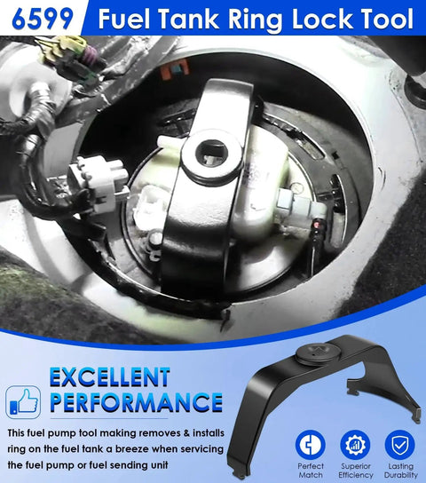 Fuel Tank Lock Ring Tool For Fuel Pump Senders Removal And Install, Universal Replacement Kit For Chrysler Dodge Ford Chevy