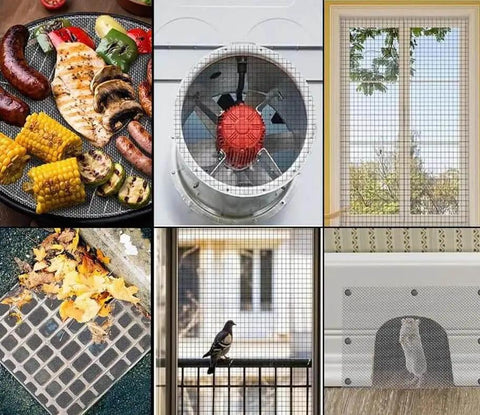 Rugged 304 Stainless Steel Wire Mesh Screen 15.7 Inch By 47.2 Inch With 1mm Holes And 20 Mesh Rust Proof And Heat Resistant for various uses