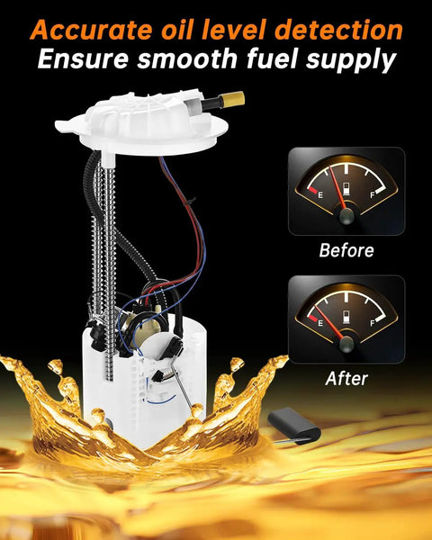 Electric Fuel Pump Module Assembly For 2009 And 2010 Dodge Ram 1500 V6 3.7L Or V8 5.7L Replacement image with fuel gauge comparison