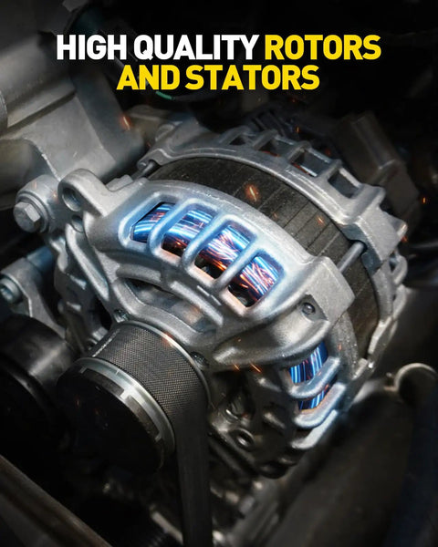 Replacement Alternator For 2005 2006 Hyundai Sonata Tiburon And Kia 2.7L 12V 120Amp Clockwise Rotation 6 Groove Pulley Plug And Play Direct Fit OE Style High Output