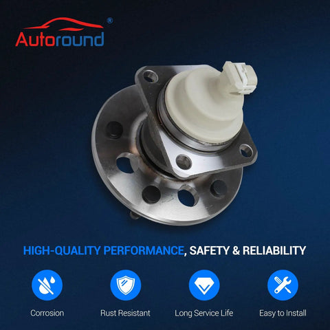 Rear Wheel Hub And Bearing Assembly 5 Lug With ABS For Front Wheel Drive GM Vehicles Including Impala Regal Grand Prix