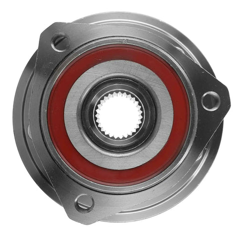 Front view of Front Wheel Hub And Bearing Assembly Direct Fit For Jeep Cherokee 1989 1999 Comanche 1990 1992 Grand Cherokee 1993 1998