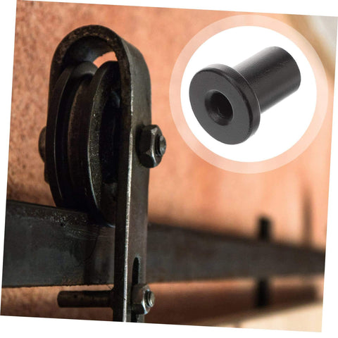 Close-up of a Five Piece Barn Door Track Spacers Kit DIY Friendly For Easy Installation And Replacement Sliding Door Hardware