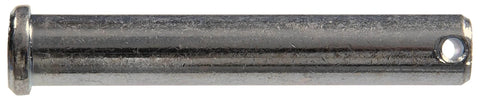 1/4 Inch By 3 Inch Stainless Steel Clevis Pin, Single Hole, 4 Pack, ideal for trailers, towing points, and heavy duty loads, side view
